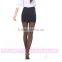 2015 Sexy japanese brown seamless stripe anti slip compression pantyhose