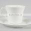 Wholesale All Size Available Plain Ivory White Fine Bone China Porcelain Modern Ceramic Coffee Cups