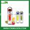Newest 700mL Portable Leak-proof Unbreakable Sport Travel Fruit Kettle Water Bottle Cycling Camping Cup Drink Bottle 3 Colours