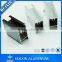 OEM service aluminum hollow profile aluminium extrusion 6063