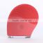 2016 new protable electric face cleaning brush silicone facial brush waterproof washing facial