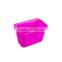Kitchen cabinet doors hanging plastic trash Creative Desktop multi-function storage box- pink