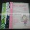 custom made file folder(file bag), transparent, custom design printing, with strings