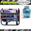 Best Seller!!! POWERGEN Home use Portable Air-cooled Tri-Fuel Gasoline/LPG/Natural Gas Generator 1KW