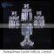China manufacturer different types durable crystal candelabra with competitive price