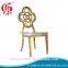 Foshan furniture modern stainless steel dining chair for restaurant
