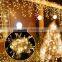 festival decoration christmas light led warm white icicle 10m