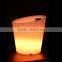 plastic RGB light ice bucket-for 5 or 6 bottles
