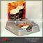 Plastic grey display coffee mug/cup brochure rack by vacuum forming