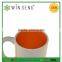Ceramic promotion sublimation orange mug
