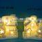 House Shaped Christmas Decoration Ceramic Christmas Light House