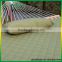 Quilted Fabric Two Person Hammock Wooden Spreader Bar