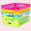 Colorful Design Platic Sundries /Large Storage Basket