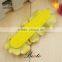 Factory wholesale yellow bead leather flower for sandal
