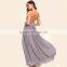 Pleated Maxi Long Chiffon Dress For Women