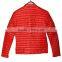100% polyester lightweight jacket orange winter jacket men
