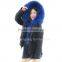 CX-G-P-01C Ladies Latest High Quality Fox Fur Real Fur Parka Coat for Sale
