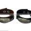 Custom words charms leather bracelet,antique men leather bracelets,stylish leather wristband