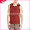 Design Custom Screen Printing 100 Cotton Bulk Wholesale Stringer Tank Top For Men