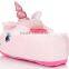 walson Womens Novelty 3D Character Plush Unicorn Slippers Ladies