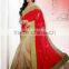 Beauteous Blue Color Saree With Silver Bordered Blooming Bliss Designer Sarees Collections