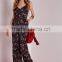 Eco-Friendly High Quality Summer New Fashion Sexy Spaghetti Strap Long Breathable Cotton Jumpsuit For Women