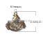 Zinc Based Alloy Halloween Pendants Pumpkin Antique Bronze