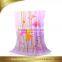 microfiber quick dry high absorbent transfer reactive printed microfiber makeup remover