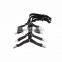 Dubaa Crisscross Bed Fitted Sheet Fasteners Strap Grippers Suspenders Mattress 4 Black