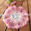 Modern Style Superior Quality Sweet Pink Pettiskirt Kids Birthday Party Dress with Good Offer