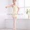 Front pinch leotards with skirt dance wear