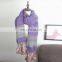 Attractive price new type christmas scarf brand pom pom scarf