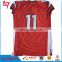 Custom full dye sublimation American football jersey Capless sleeve