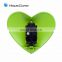 High Quality 3d Wall Clock With Date Heart Shape