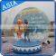 Giant Human Inflatable Christmas / Xmas Snow Globe with Beautiful Backdrop for Wedding Decoration & Promotion