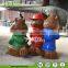 Decorative life size fiberglass statue