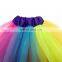 Kids Flower Veils Headband Unicorn Horn Cat Ears Hairband Baby Girl Unicorn Headband Rainbow Tutu Skirt Set