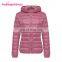 Fashion Winter 5 Color Long Sleeve Hoodie Goose Women Down Jacket