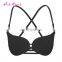 Black Removable Straps Invisible plus size ladies sexy stylish sexy bra