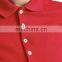 High quality red color golf polo shirts plain for women