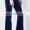 High Quality Boot-Cut Fashion Side Slit Women Casual Corduroy Pants