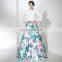 Custom Made Two Piece Prom Dress Floral Prom Dress Long Sleeve Prom Dresses LX379