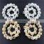 Wholesale Ex-factory price rhinestone snap white button