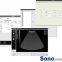 Top Quality 3D B/W Doppler Sonoview Machine Trolley Ultrasound Scanner