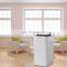 small ionic air purifier  air drying refrigerant compressor dehumidifier  in basement bathroom