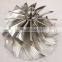 GT5534 115.00/152.00mm 13+0 blades high performance Bullet Head Turbo aluminum 2618/milling/billet compressor wheel