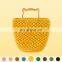 Yarncrafts 2020 New Arrivals 100% Polyester Yarn Cat Ear Handmade Bags Women Handbags