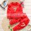 2018 Factory Direct Sale Children Clothing Set Boys Girls Outfit Sports Suit