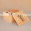 Custom handmade 6 bottles wine box wooden packaging box for wine