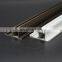 powder coating 3 parts combined  t slot aluminium profile for casement door